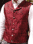 Red Brocade Vest