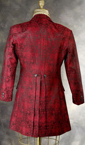 Brocade Frock Coat Back View