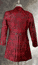 Red Brocade Frock Coat Back View